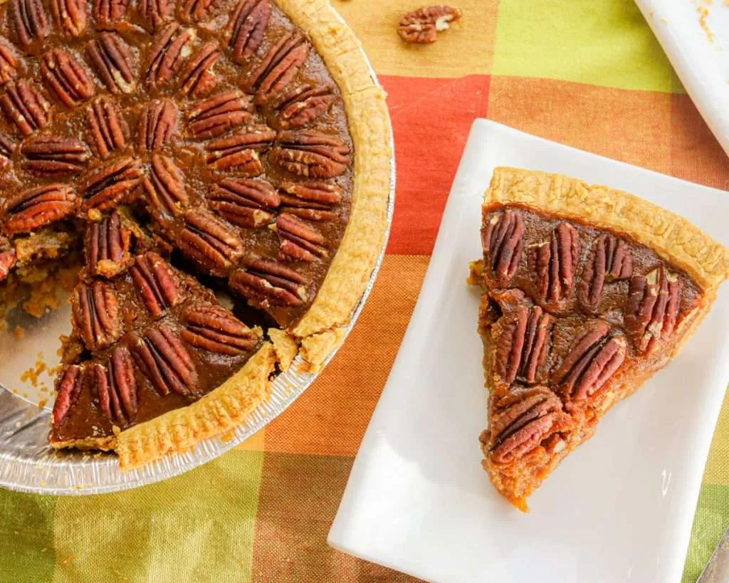 Cheap Lazy Vegan Pumpkin Pecan Pie